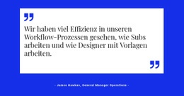 Zitat Auf Weißer Rückseite - Inspiration Für Website-Design