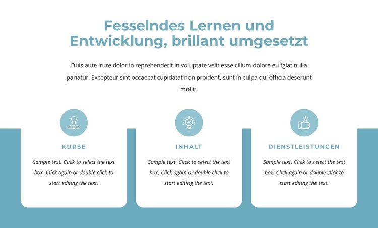 Engagierendes Lernen und Entwicklung WordPress-Theme