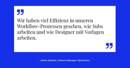 Exklusive Landingpage Für Zitat Auf Weißer Rückseite