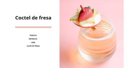 Coctel De Fresa - Mejor Diseño De Sitio Web