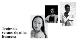 Plantilla HTML5 Exclusiva Para Traje De Verano