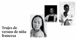 Traje De Verano: Plantilla Sencilla De Una Página