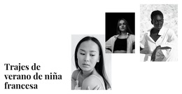 Traje De Verano: Plantilla De Sitio Web Adaptable