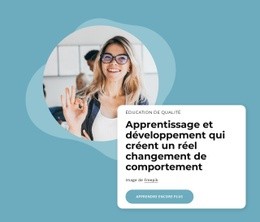 Contenu D'Apprentissage Et De Développement – Créateur De Sites Web Pour Vous Inspirer