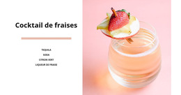 Destination HTML Pour Cocktail De Fraises