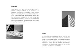 We Will Tell You About The Goals - Simple Html Code