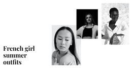 Exclusive HTML5 Template For Summer Outfit