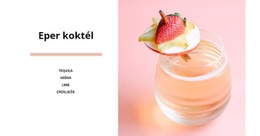 HTML Landing For Eper Koktél