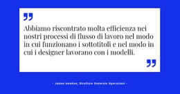 Citazione Su Supporto Bianco - Ispirazione Per Il Design Del Sito Web