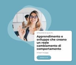 Contenuti Di Apprendimento E Sviluppo - Pagina Di Destinazione Per Qualsiasi Dispositivo