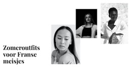 CSS-Rastersjabloonkolom Voor Zomer Outfit