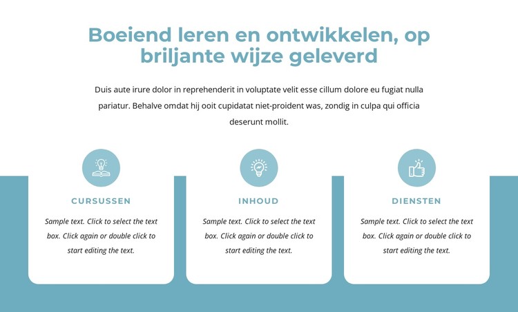 Betrokken bij leren en ontwikkelen CSS-sjabloon