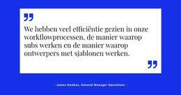 Citaat Op Witte Achtergrond - Sjabloon Voor Één Pagina