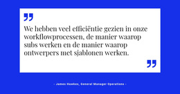 Citaat Op Witte Achtergrond - Prachtig WordPress-Thema