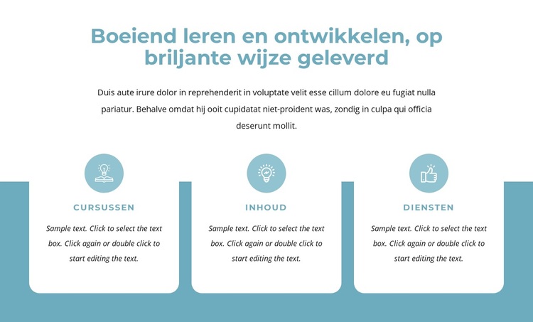 Betrokken bij leren en ontwikkelen WordPress-thema