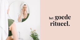 Siteontwerp Voor Het Goede Ritueel
