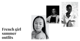 Summer Outfit - Simple One Page Template