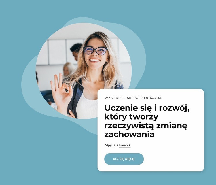 Treść do nauki i rozwoju Szablony do tworzenia witryn internetowych