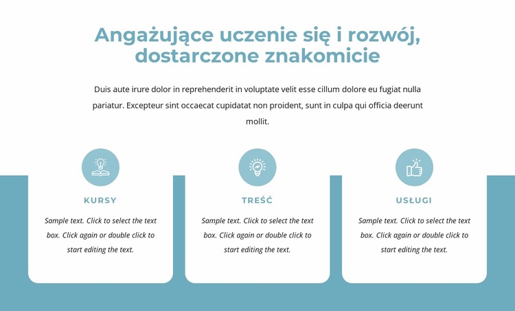 Angażująca nauka i rozwój Szablon Joomla