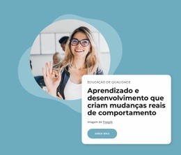 Conteúdo De Aprendizado E Desenvolvimento - Free HTML Website Builder