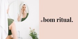 Web Design Incrível Para O Bom Ritual