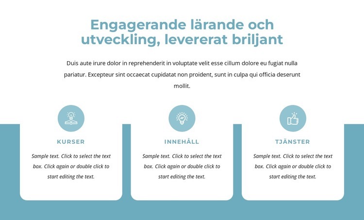 Engagerande lärande och utveckling WordPress -tema