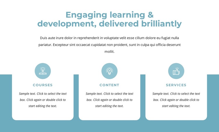 Engaging learning and development Template