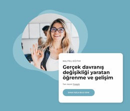 Öğrenme Ve Geliştirme Içeriği - Sayfa Oluşturucu Şablonları Ücretsiz