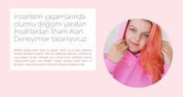 Tasarımcı Yardımcı Olacaktır - Kişisel Web Sitesi Şablonu