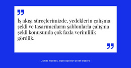 Beyaz Arka Planda Alıntı - Güzel WordPress Teması