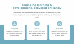 Engaging learning and development - Website Design by Nicepage