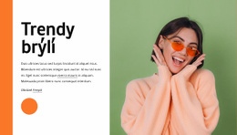 Trendy Brýlí – Web Se Stažením Šablony HTML