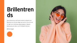 Kostenloses HTML5 Für Brillentrends