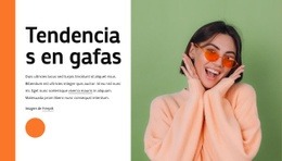 Tendencias En Gafas - Creador Web