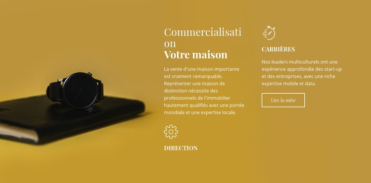 Société immobilière Créateur de site Web HTML