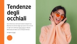 Tendenze Degli Occhiali - Costruttore Web