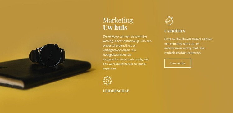 Vastgoed makelaar Website Builder-sjablonen