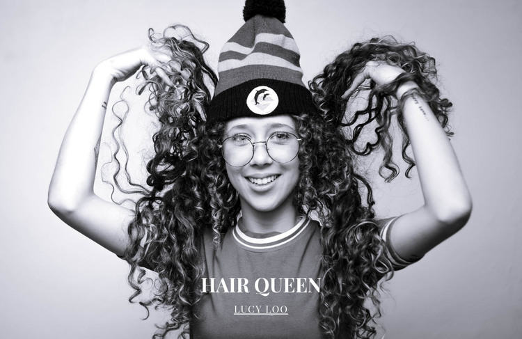 Royal hair Homepage Design
