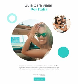 Viajando Por Italia - Plantilla Joomla Profesional