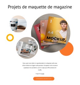 Créateur De Site Web Prêt À L'Emploi Pour Maquettes De Magazines