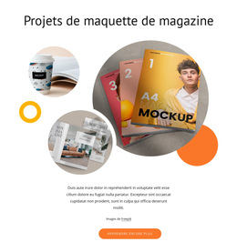 Maquettes De Magazines