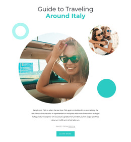 Traveling Around Italy - Functionality HTML5 Template