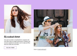 Ingyenes Letöltés Élj Szabad Életet Html Sablonhoz
