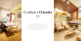 Új Ház - HTML Sablon Kód