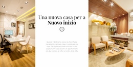 Nuova Casa - Mockup Di Sito Web Pronto Per L'Uso