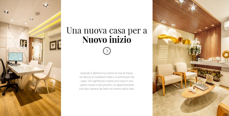 Nuova casa Modello HTML