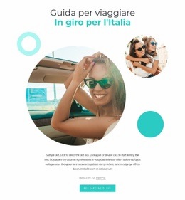 In Giro Per L'Italia - Modello Bootstrap Di Una Pagina