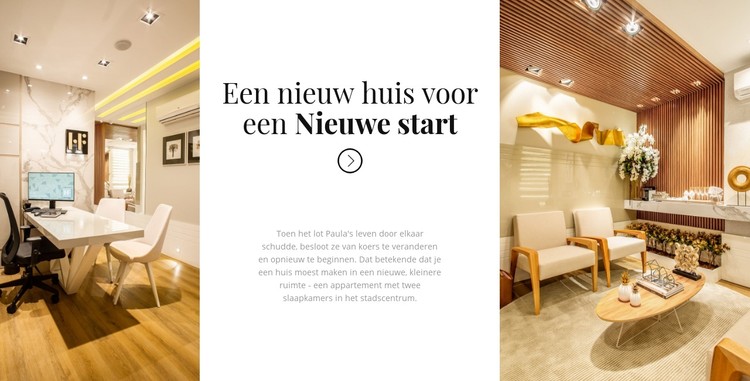 Nieuw huis CSS-sjabloon