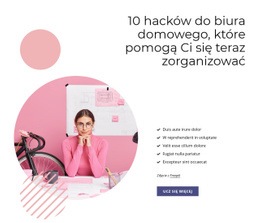 Makieta Ekranu Dla 10 Hacków Do Domowego Biura