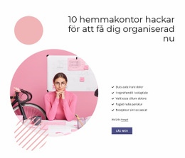 10 Hemmakontor Hackar - Gratis Webbplatsmall